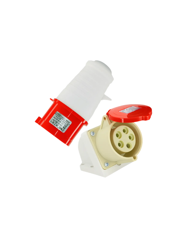 5x Plug Industrial Zng025l 32a-6h Flecha 3p+n+t 5 Pinos Ip44