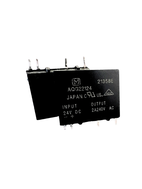 Relé De Estado Sólido AQG22121 - 24VDC 2A 4 Pinos