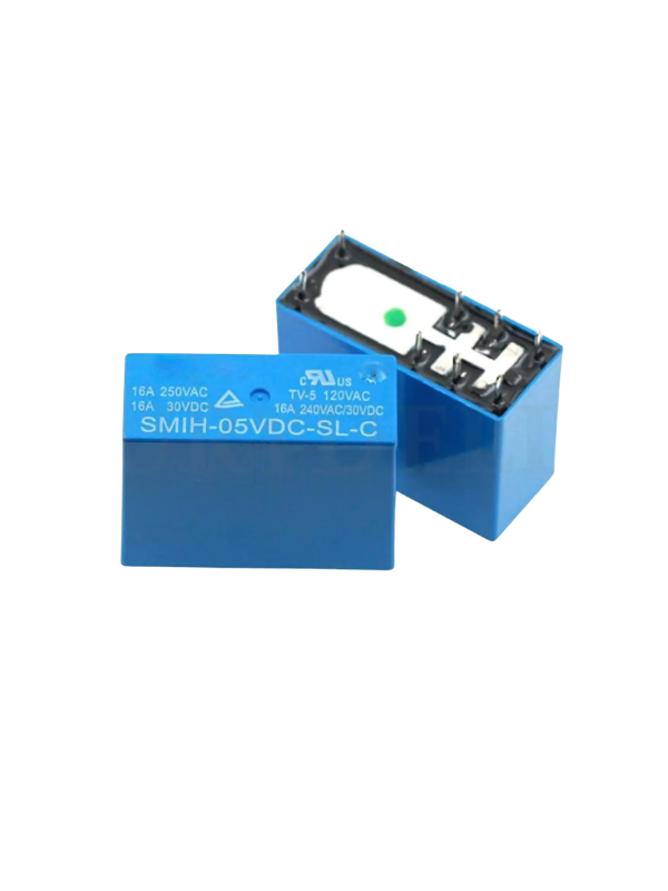2 Pç Rele Smih-05vdc-sl-c 5vdc 16a 8 Pinos Sanyou