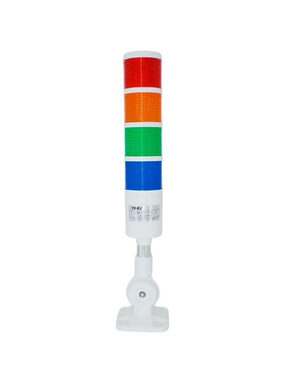 Torre Luminosa Led 220vac Com Alarme Sonoro 4 Cores Yh50-4a