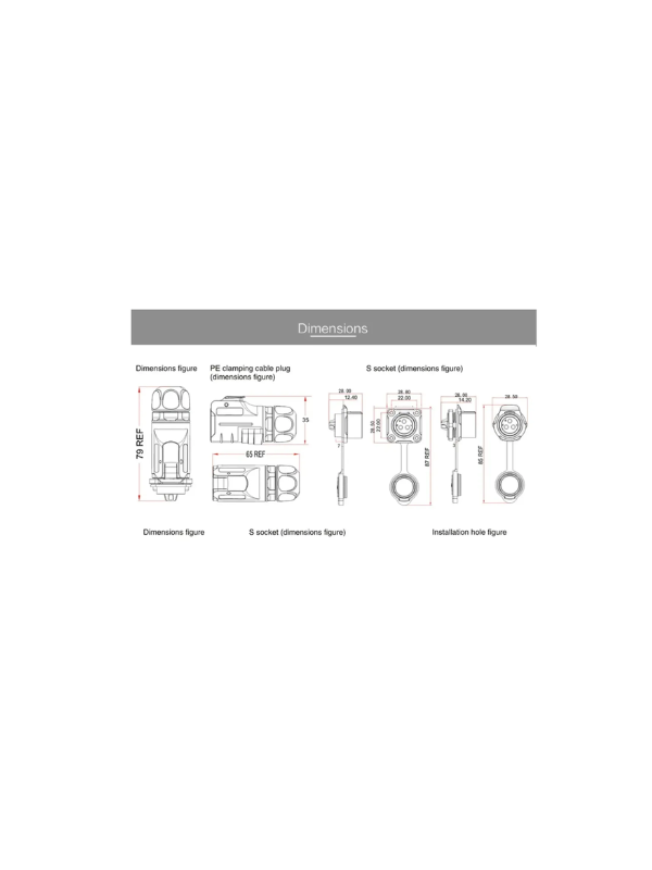 Conector 7 Pinos Prova D'agua Industrial Xhe20 Engate Rápido