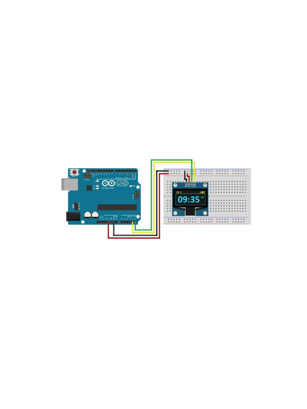 Display Gráfico Oled 128x64 0.96 I2c Serial Fundo Azul + Nfe