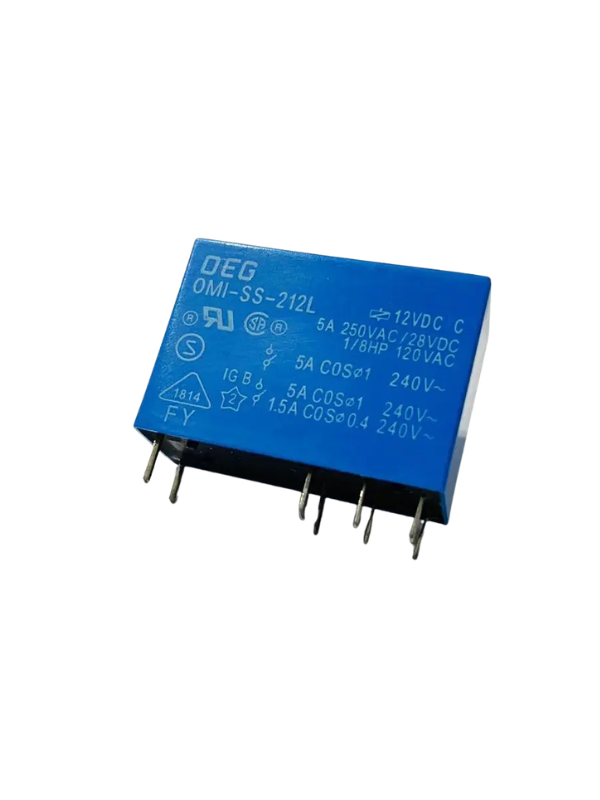 Relé Omi-ss-212l Ss Omih 212l 12vdc Relé Contato Duplo 5a