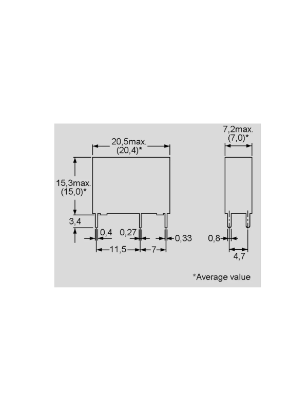 Relé Omron G5NB-1A4 - 12VDC 5A 4 Pinos