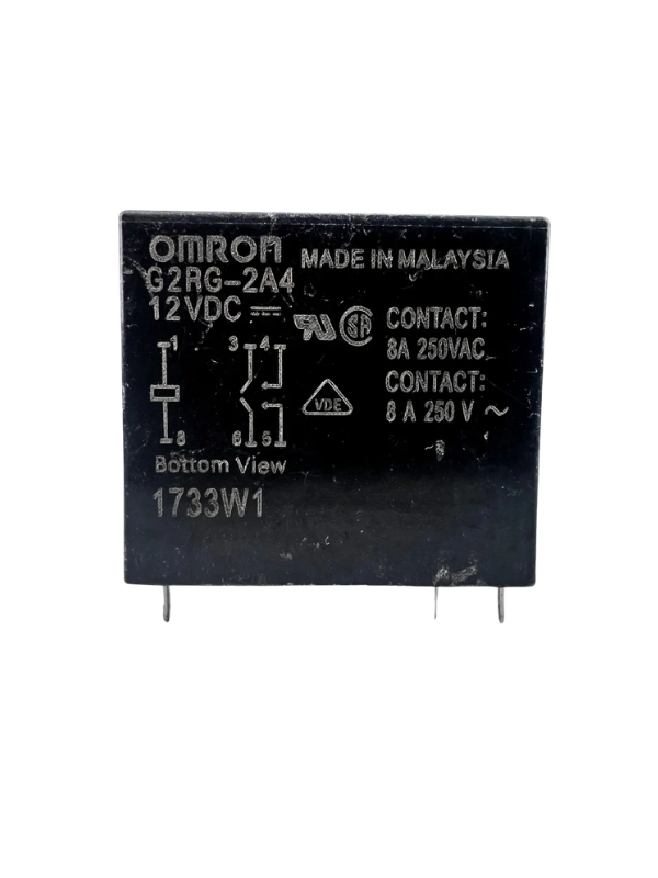 Relé Omron G2RG-2A4 - 12VDC 8A 6 Pinos