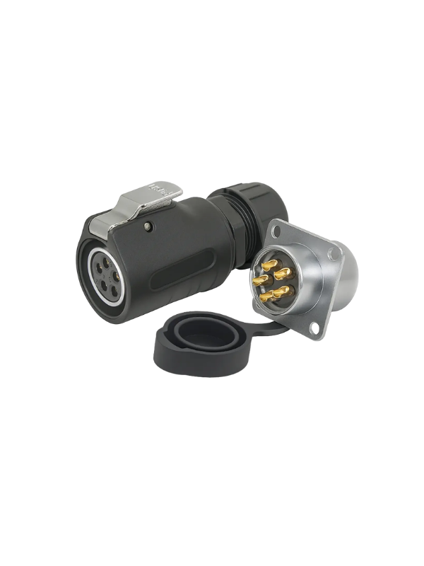 Conector 5 Pinos À Prova D'água Ip67 Capa Impermeável Xhe20