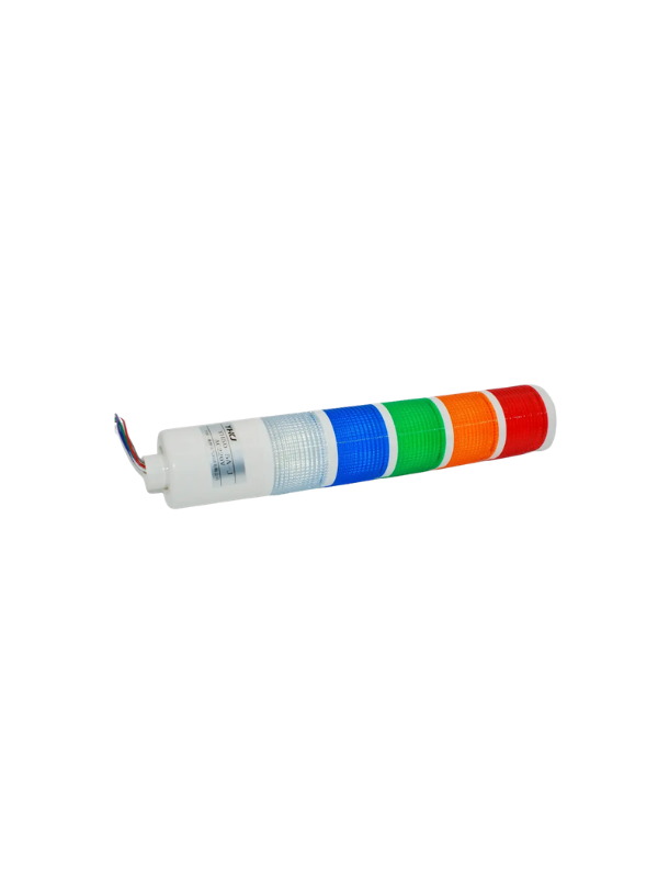 Sinaleiro Torre Led 220vac Com Aviso Sonoro 5 Cores Yh50-5a