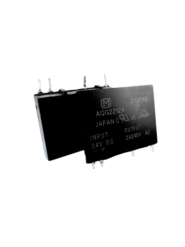 Relé De Estado Sólido AQG22121 - 24VDC 2A 4 Pinos