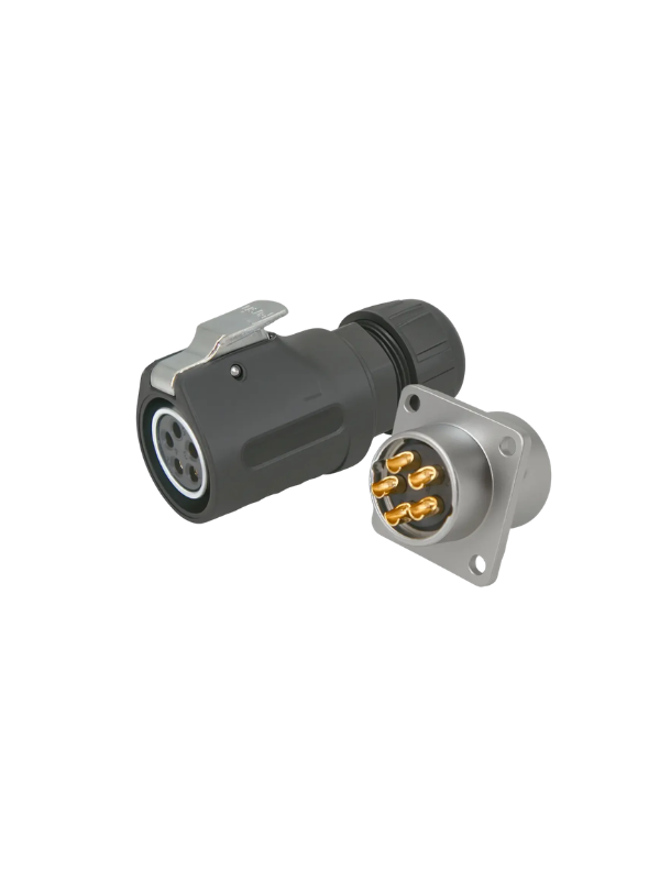 Conector 5 Pinos À Prova D'água Ip67 Capa Impermeável Xhe20