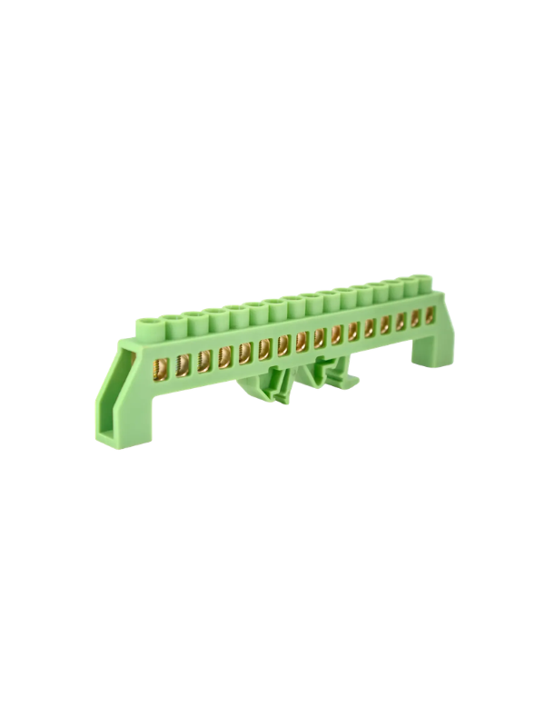 2x Bloco Terminais Xp8012k-16p Barramento Terra 16p Verde