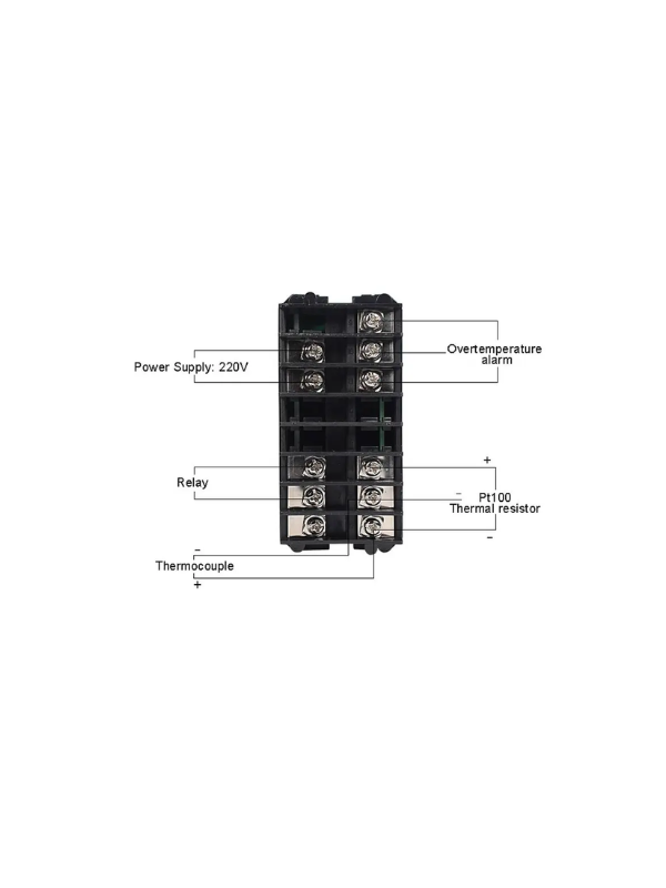 Controlador Temperatura Digital Rex-c410 C/ Saída Relé 220v