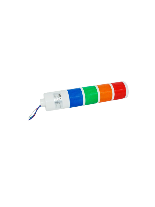 Torre Luminosa Led 220vac Com Alarme Sonoro 4 Cores Yh50-4a