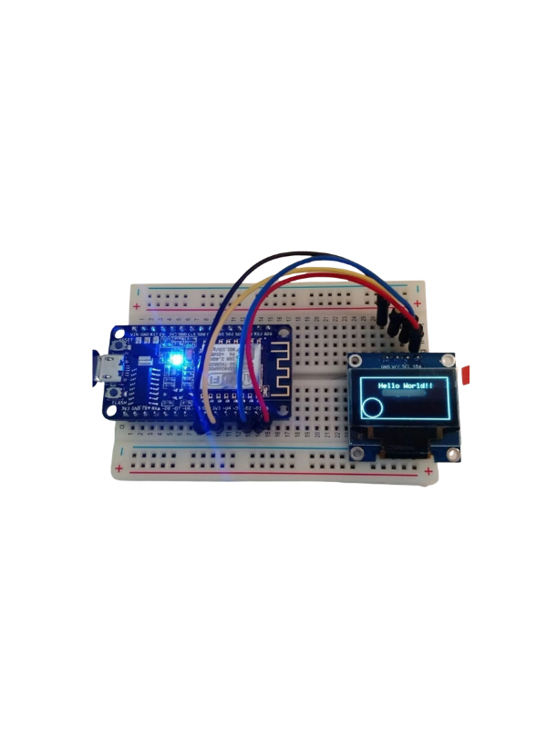 Display Gráfico Oled 128x64 0.96 I2c Serial Fundo Azul + Nfe