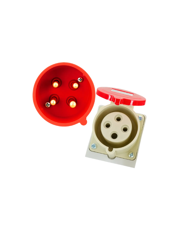 Kit Plug Industrial Zng024l + Tomada Sobrepor Zng124 32a 4p