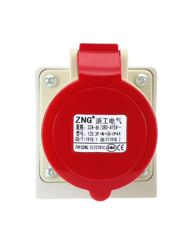 Tomada Sobreposta Zng125 Plug 32a 5 Pinos 3p+n+t Ip44