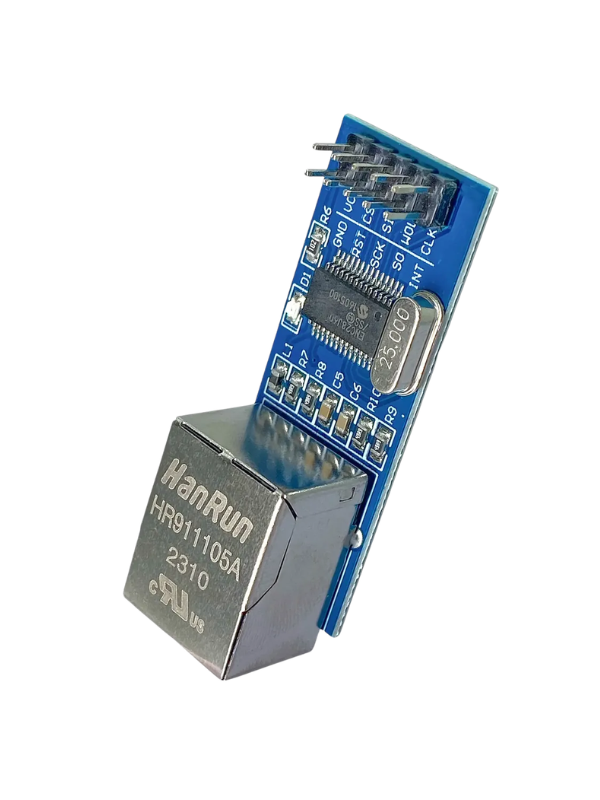 Mini Módulo De Rede Lan Ethernet Enc28j60 Arm Spi Pic Stm32