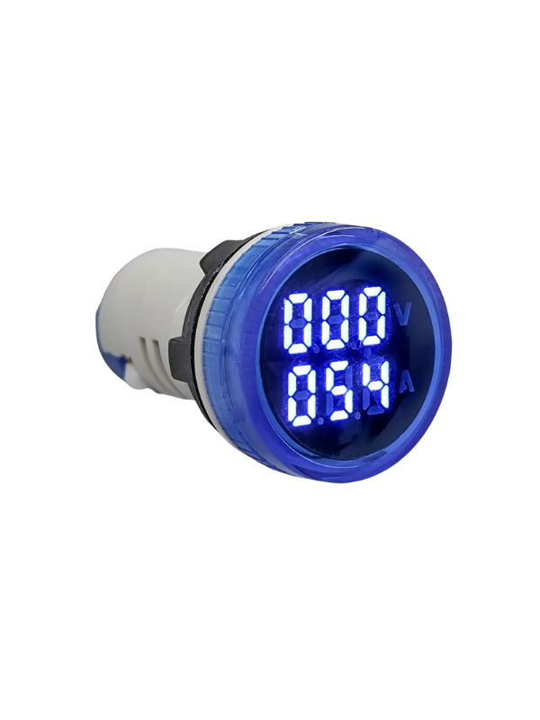 Contador De Peças Digital Com 6 Dígitos 22mm Ad16-22ct Azul