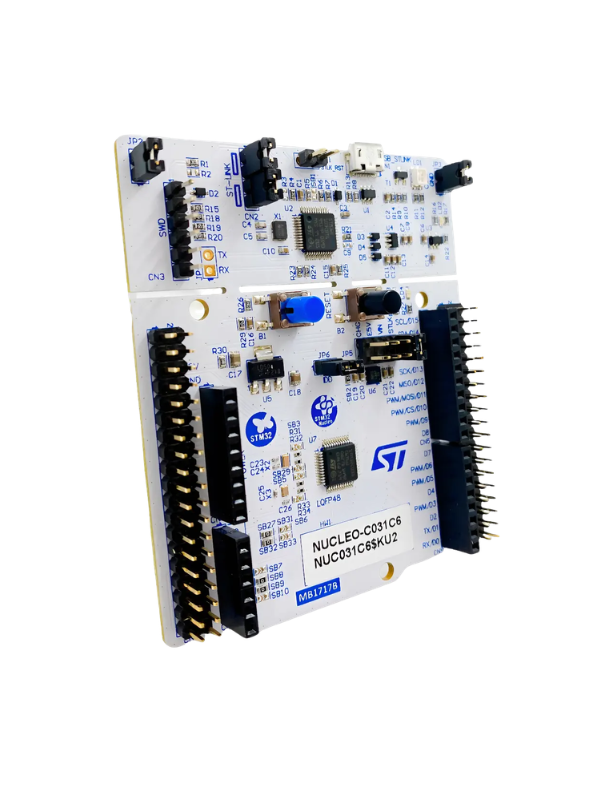 Placa De Desenvolvimento Teknimas Cortex M4 Stm32 Nucleo-c031c6 32mhz 32kb