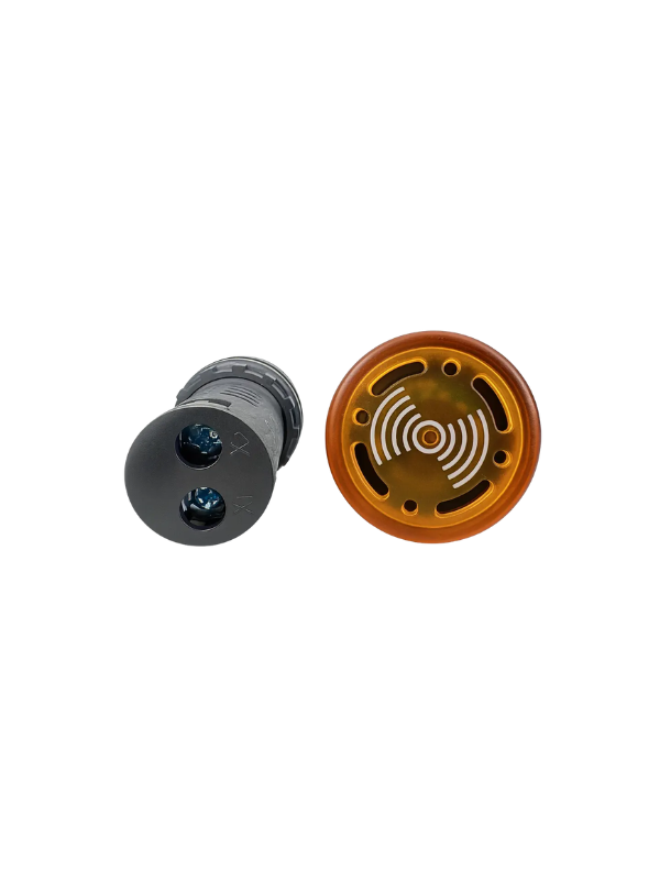 Indicador Luminoso Com Buzzer 22mm 220VAC - AMARELO