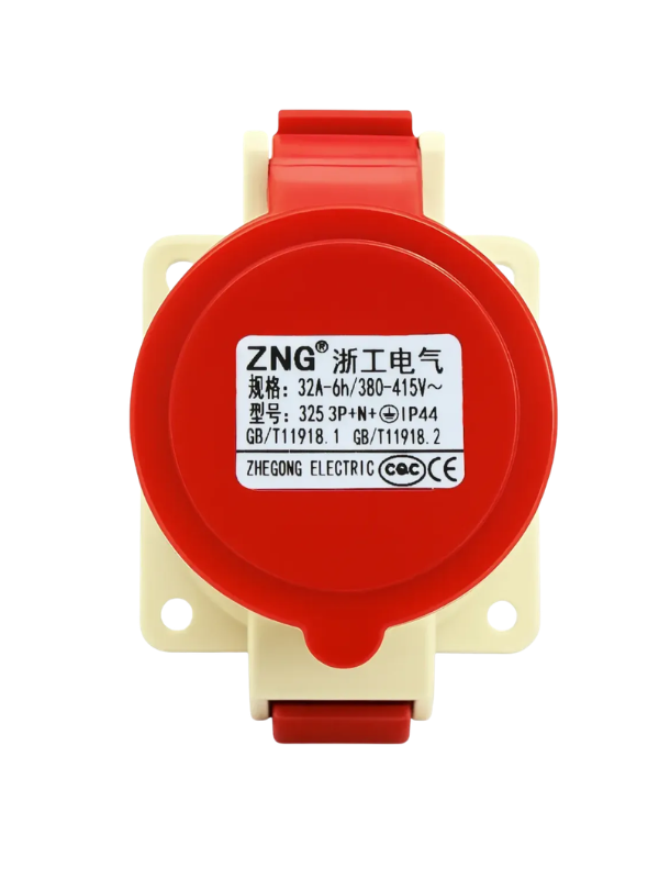 Tomada Sobreposta Zng424 Plug 32a-6h 4 Pinos 3p+t Ip44
