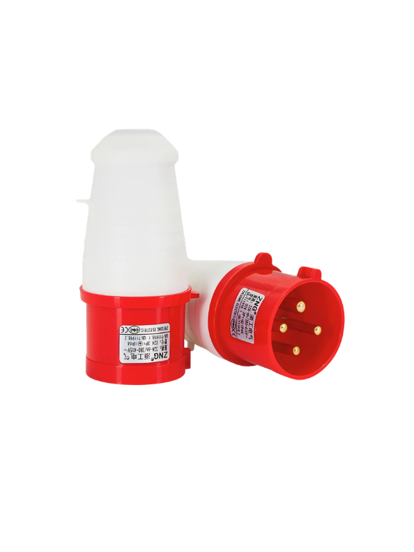 Plug Industrial 32a Zng024l Flecha 32a-6h 4 Pinos 3p+t Ip44