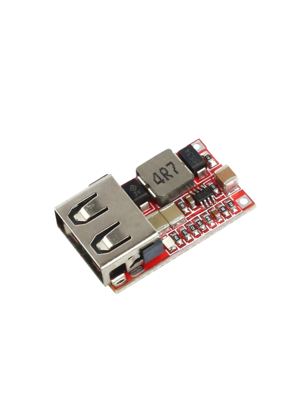 2x Conversor De Tensão 6-24vdc Pra Usb Com 5v Fixo 3a Hw-384