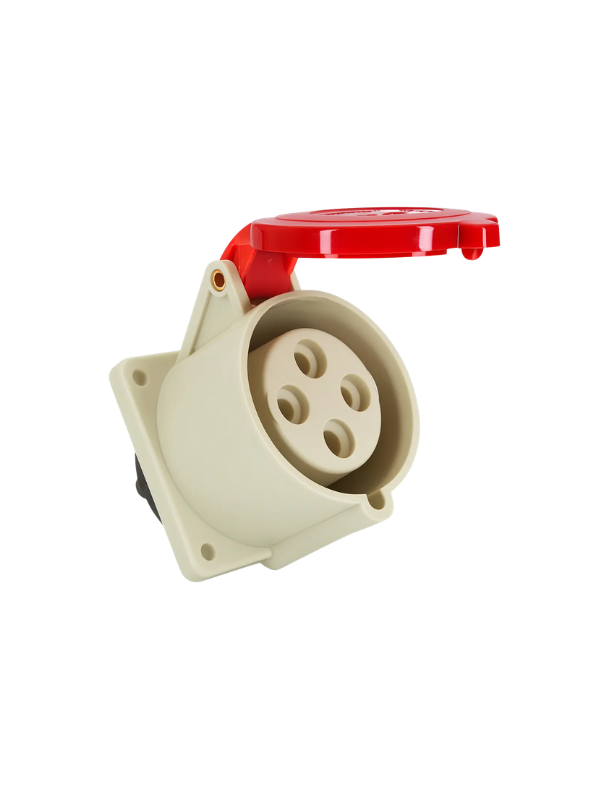 Tomada Sobreposta 32a-6h 4 Pinos Zng324 Plug 3p+t Ip44