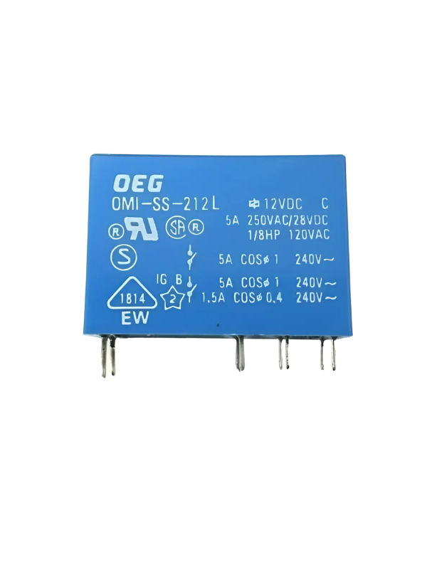 Relé Omi-ss-212l Ss Omih 212l 12vdc Relé Contato Duplo 5a