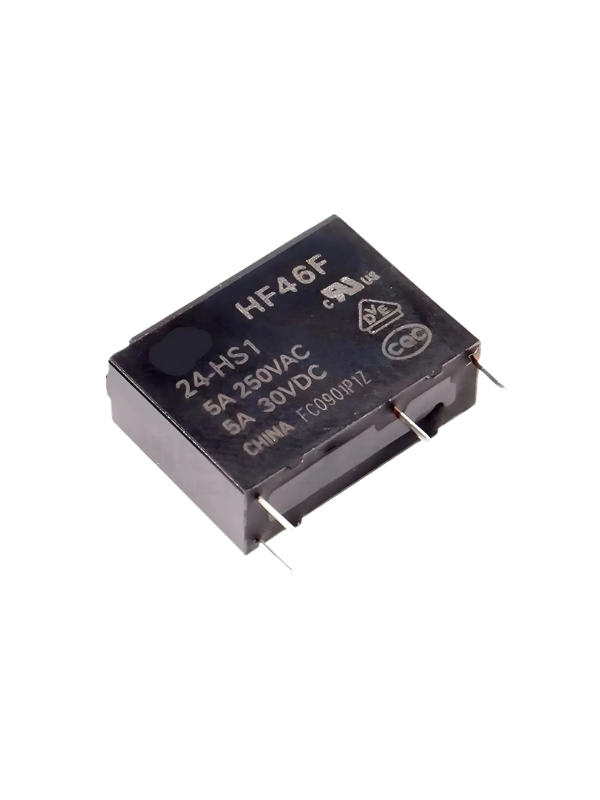 Relé HF46F 24-HS1T - 24VDC 5A 4 Pinos