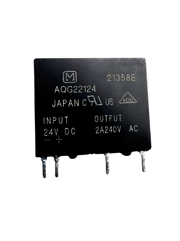 Relé De Estado Sólido AQG22121 - 24VDC 2A 4 Pinos