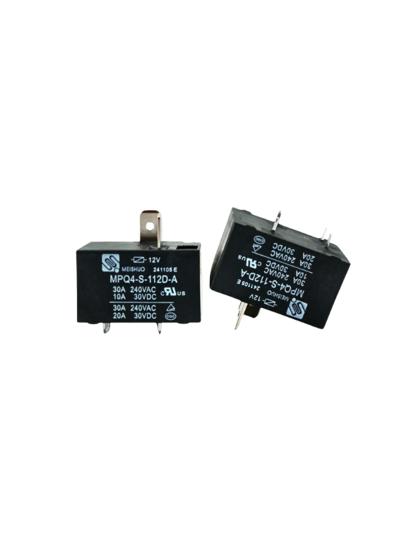 Relê 12v 30a Mpq4-s-112d-a Rele Meishuo Mpq4-s-112da 4 Pinos