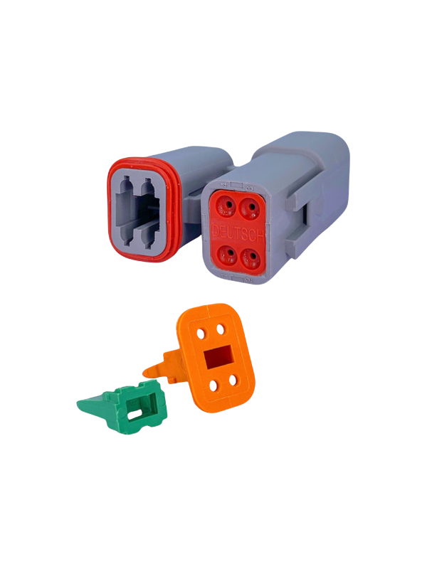 10x Conector Elétrico Dt04-4p Automotivo 4p Deutsch Dt06-4s