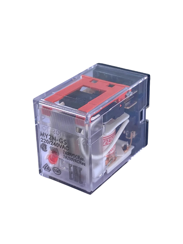 Relé My2n-gs Omron 2na+2nf 7A 220VAC 8 Pinos