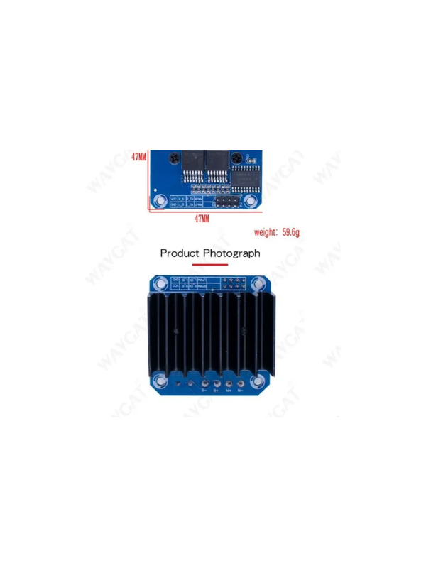 Módulo De Alta Potência 43a Drive Ponte H Bts7960 Para Motor