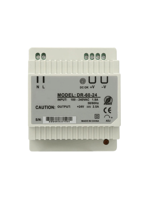 Fonte De Alimentação 24v Dr-60-24 60w 2.5a Trilho Din Rail