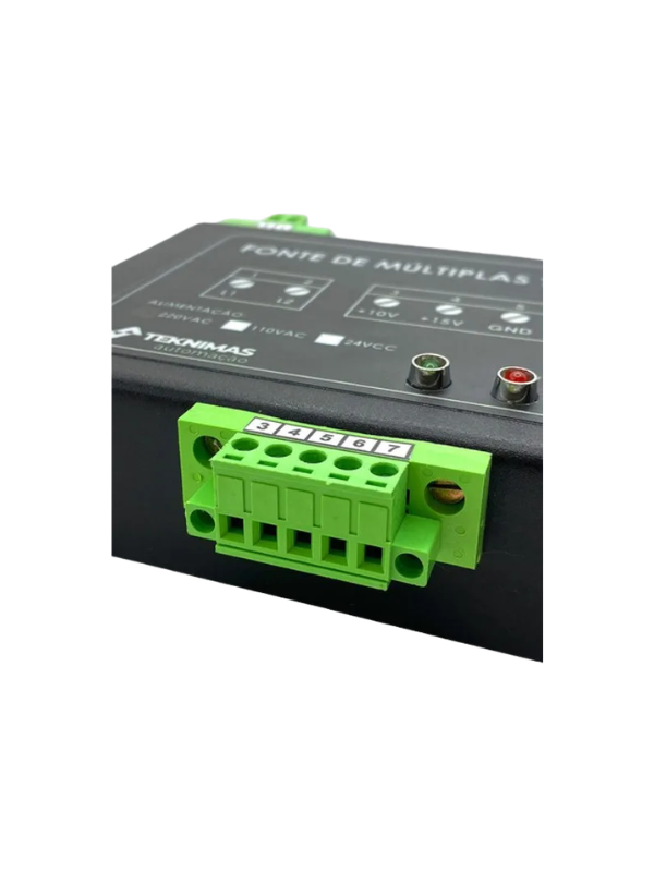 Fonte De Tensão Simetrica 15v E 10v 5v P/ Clp Branqs Tekfmt