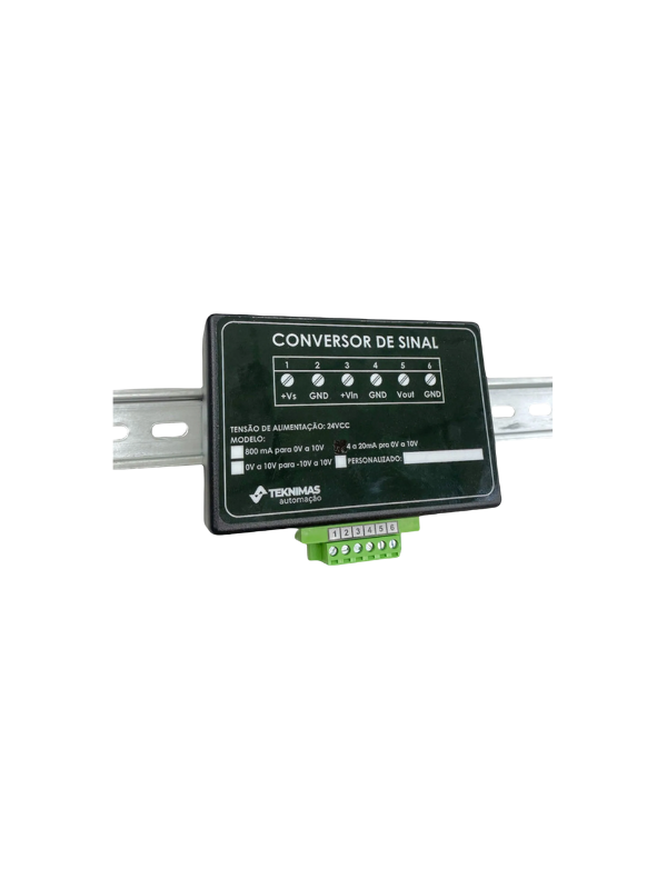 Conversor De Sinal Analógico 0 A 20ma Para 0 A 10v Tk20ma10