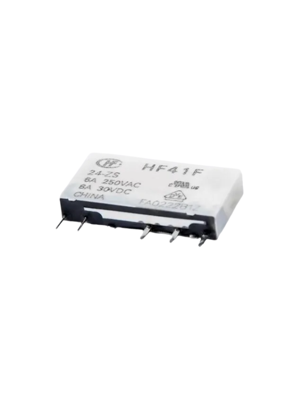 10x Relé Acoplador Fino Hf41f 24v Para Base 24-zst Rele Fino