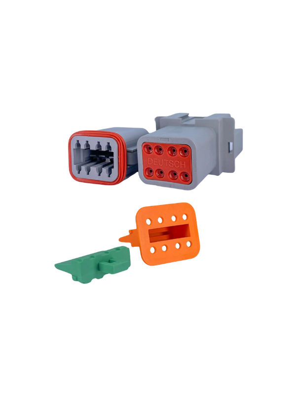 10x Conector Deutsch Dt06-8s Dt04-8p 8 Vias Macho E Fêmea 8p