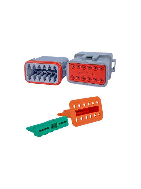 Conector Deutsch Dt06-12s Dt04-12p Linha Agrícola Maquina