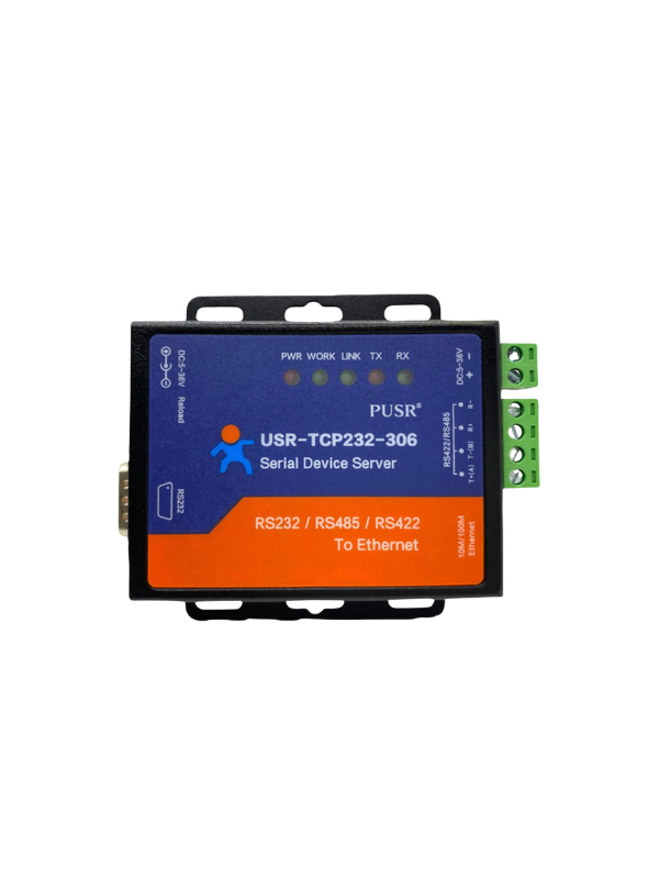 Conversor Rs232 Rs485 422 P/ Ethernet Usr-tcp232-306 Ip Rj45