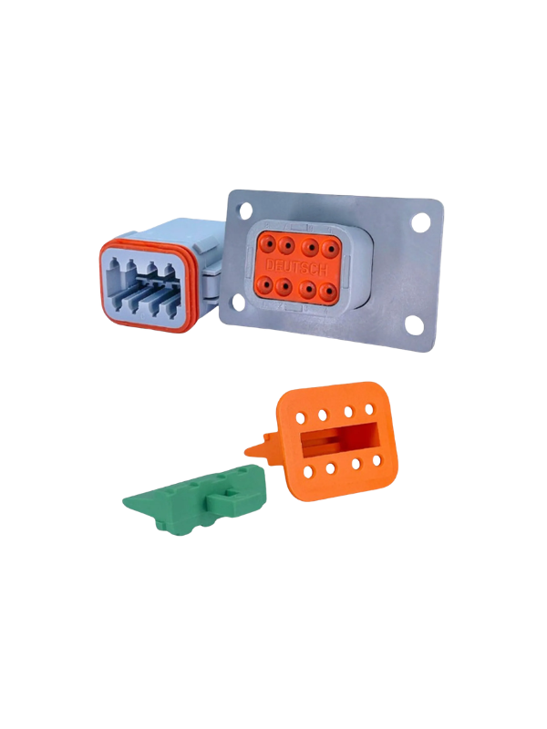 Conector À Prova D'água 8p Vedação Automotiva Dt04-8pa-l012