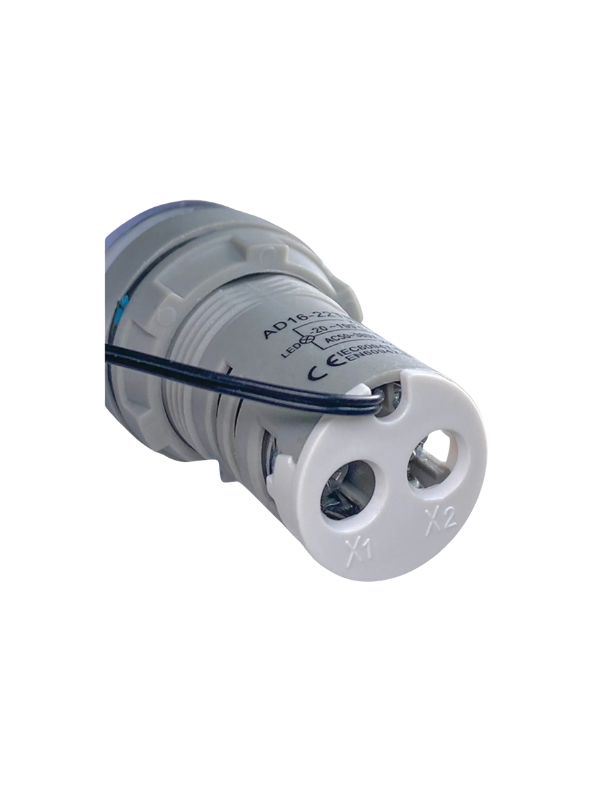 Indicador de temperatura AD16-22TM 22mm - BRANCO