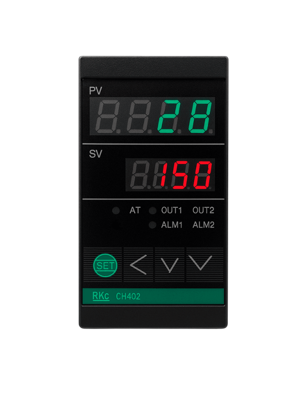 Controlador De Temperatura Ch402fk02-m Saída A Rele Pid C400