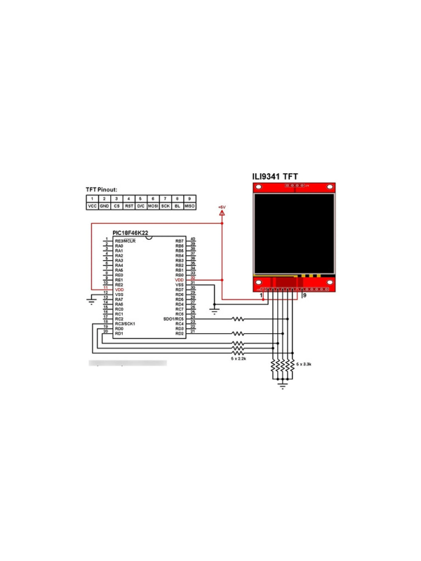 Display Tft Spi Serial Port Lcd Touch Screen Ili9341 2,4 Pol