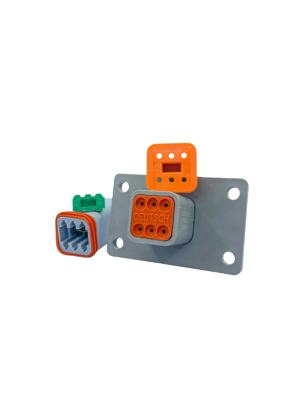 Conector À Prova D'água C/ Vedação Automotiva Dt04-6pa-l012