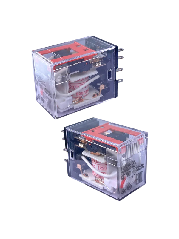 Relé My2n-gs Omron 2na+2nf 7A 220VAC 8 Pinos