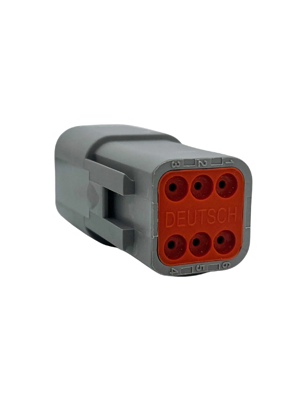 Conector Deutsch Seis Vias Macho E Fêmea Dt06-6s Dt04-6p 6p