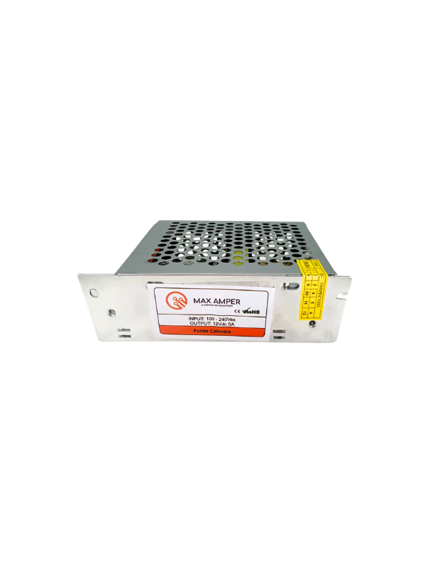 Mini Fonte 12v 5a Bivolt Chaveada 60w Estável Cftv Fitas Led