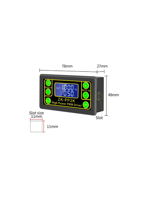 Pwm Controlador De Velocidade P/ Motores Coolers Zk-pp2k 8a